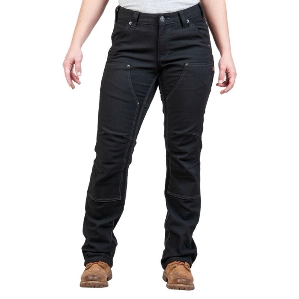 Dovetail Workwear Britt Utility Pant Women's 6 Black